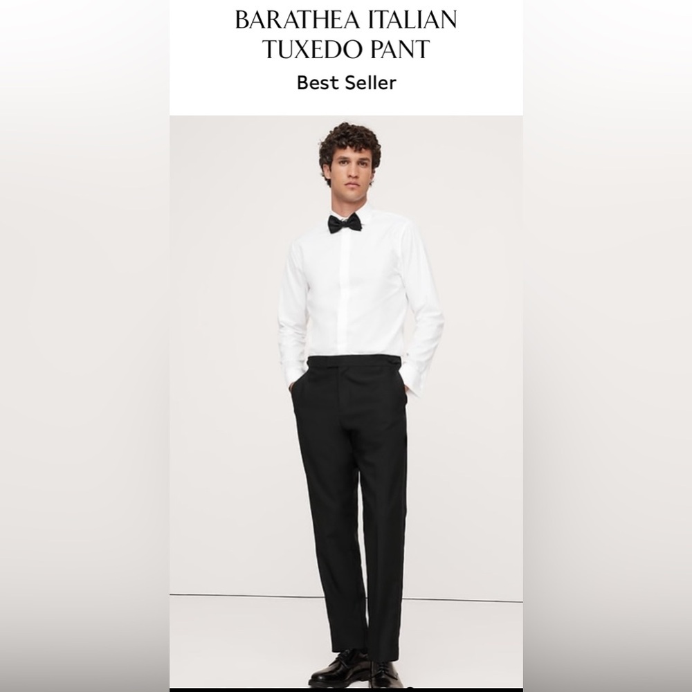 BANANA REPUBLIC BARATHEA ITALIAN TUXEDO PANT